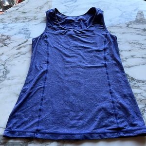 Lululemon tank top with ruffles down back